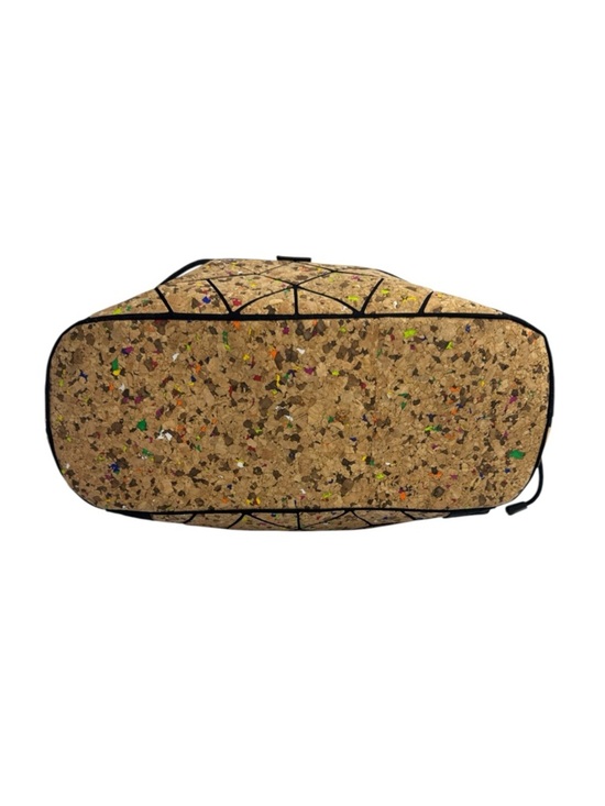 Patrizia Luca Milano Cork Geometric Backpack Splatter Paint Triangle main image 7